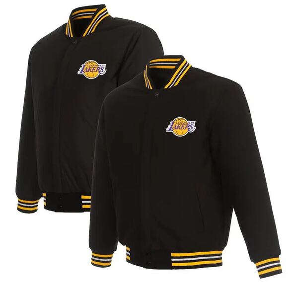Los Angeles Lakers (NBA) Reversible All-Wool Jacket - Picture 1 of 6